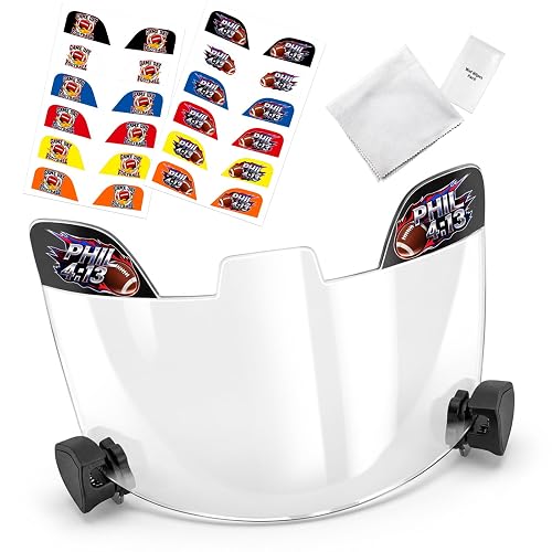 Clear Football Visor – Football Visor for Youth & Adult,