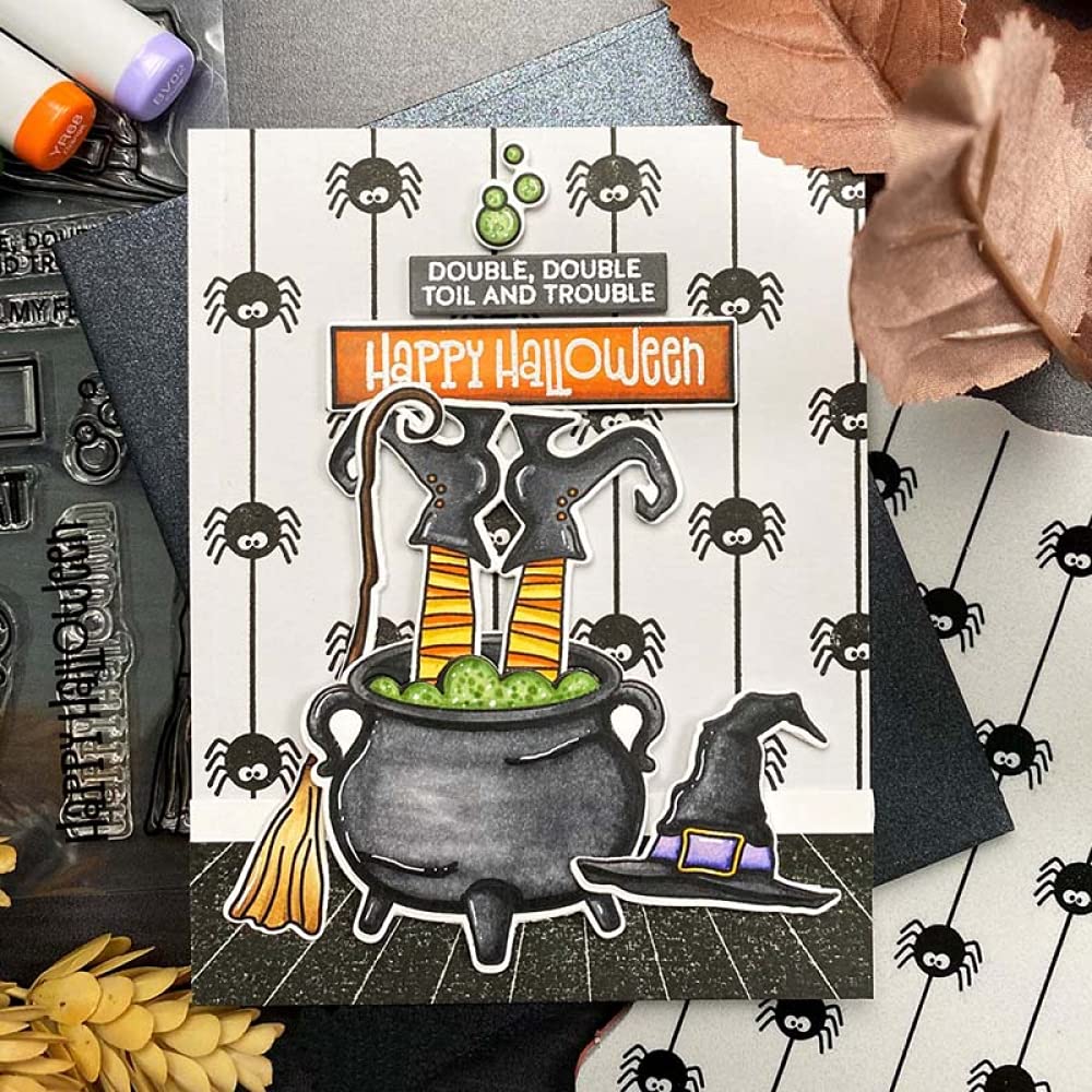 Fustelle di Halloween per realizzare biglietti, maschera di Halloween, cappello di Halloween, fustelle per scrapbooking, carta, artigianato, scrapbooking, artigianato, artigianato, scrapbooking