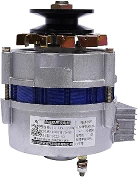 1200W Low Rpm Permanent Magnet Alternator Synchronous Generator Alternator 12V Pure Copper Permanent Magnet Alternator