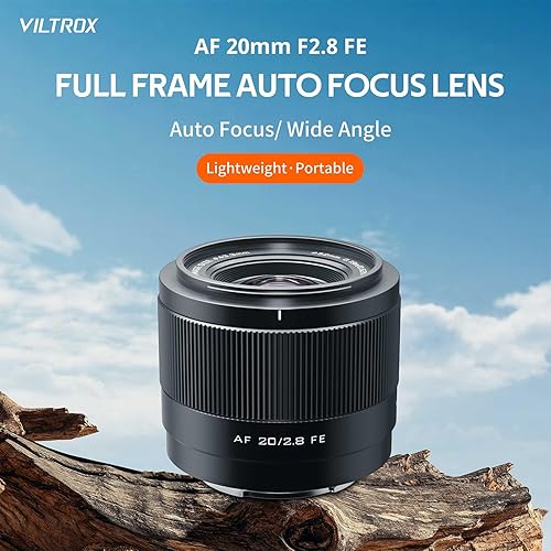 Miniatura 2 de VILTROX AF 20mm f2.8 FE Full Frame Lens for Sony E-Mount Camera,Wide Angle Auto Focus Lens for Sony a7 a7R a7C a7II a7RII a7SII a7SIII a7III a7RIII