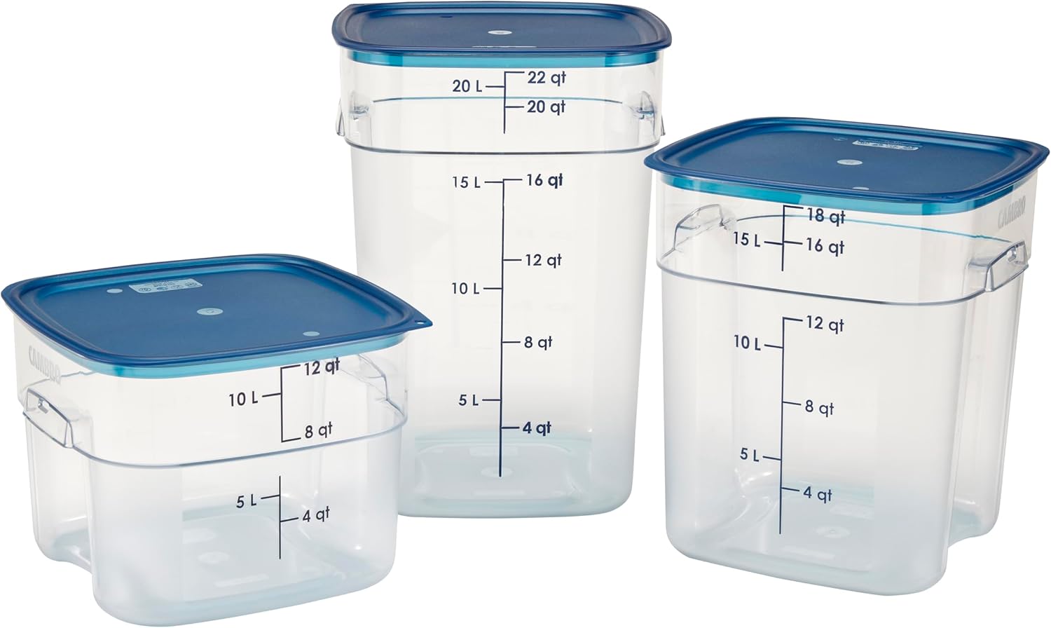 Cambro Blue Cover for FreshPro Squares (Pack of 6)