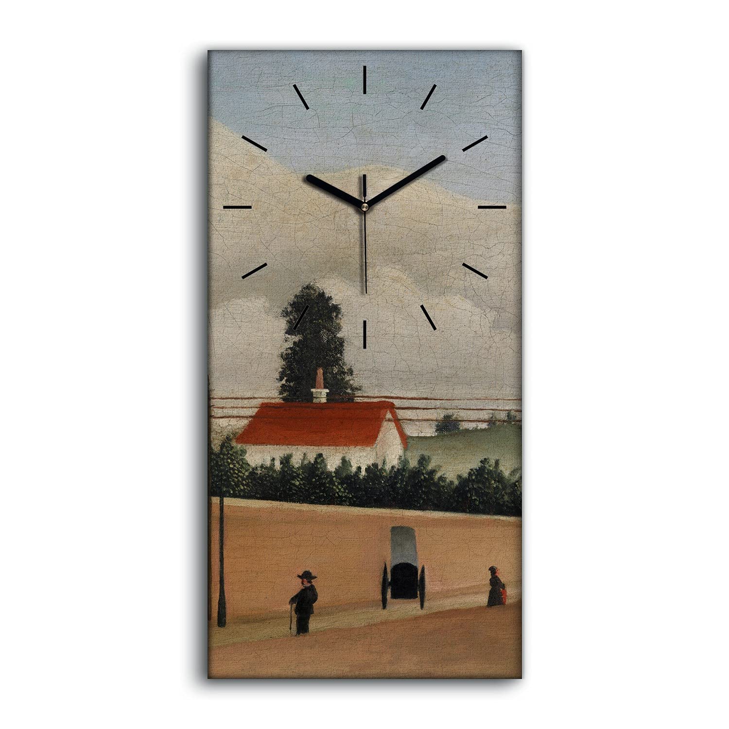 Horloge sur Toile Salon et Chambre Décoration Image Art Moderne Urbain