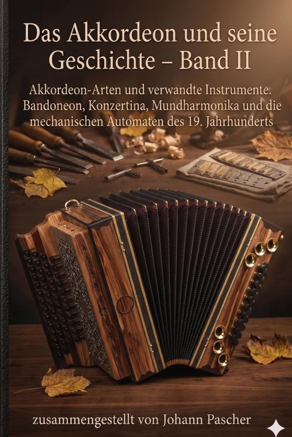 Das Akkordeon und seine Geschichte – Band II: Akkordeon-Arten und verwandte Instrumente. Bandoneon, Konzertina, Mundharmonika und die mechanischen Automaten des 19. Jahrhunderts