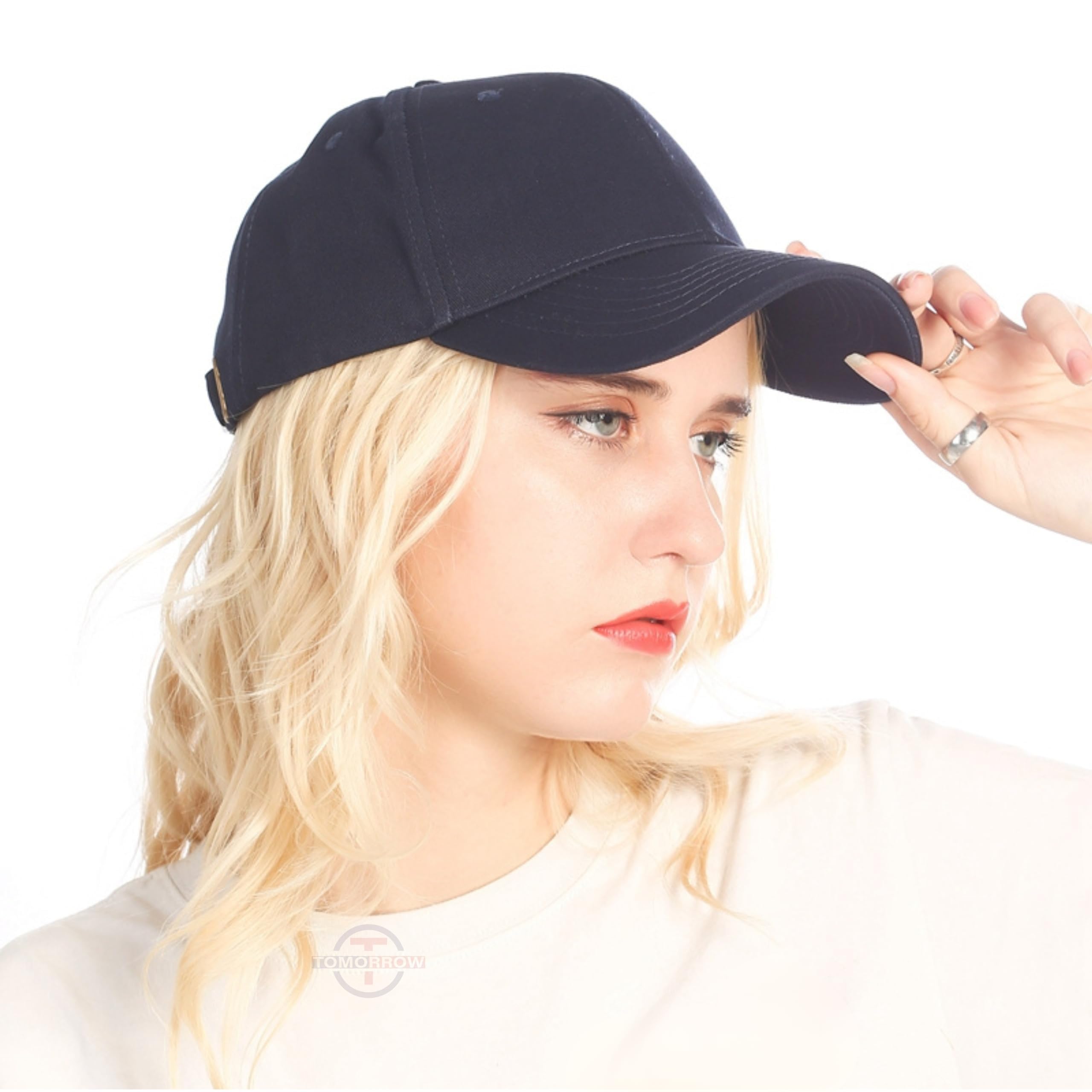 Tomorrow Baseball Caps for Women - Plain Adjustable Baseball Caps for Sports Cap, Outdoor Activities, and Gym - Summer Hat for Womens - Exercise Caps for Girls Outdoor Headwear