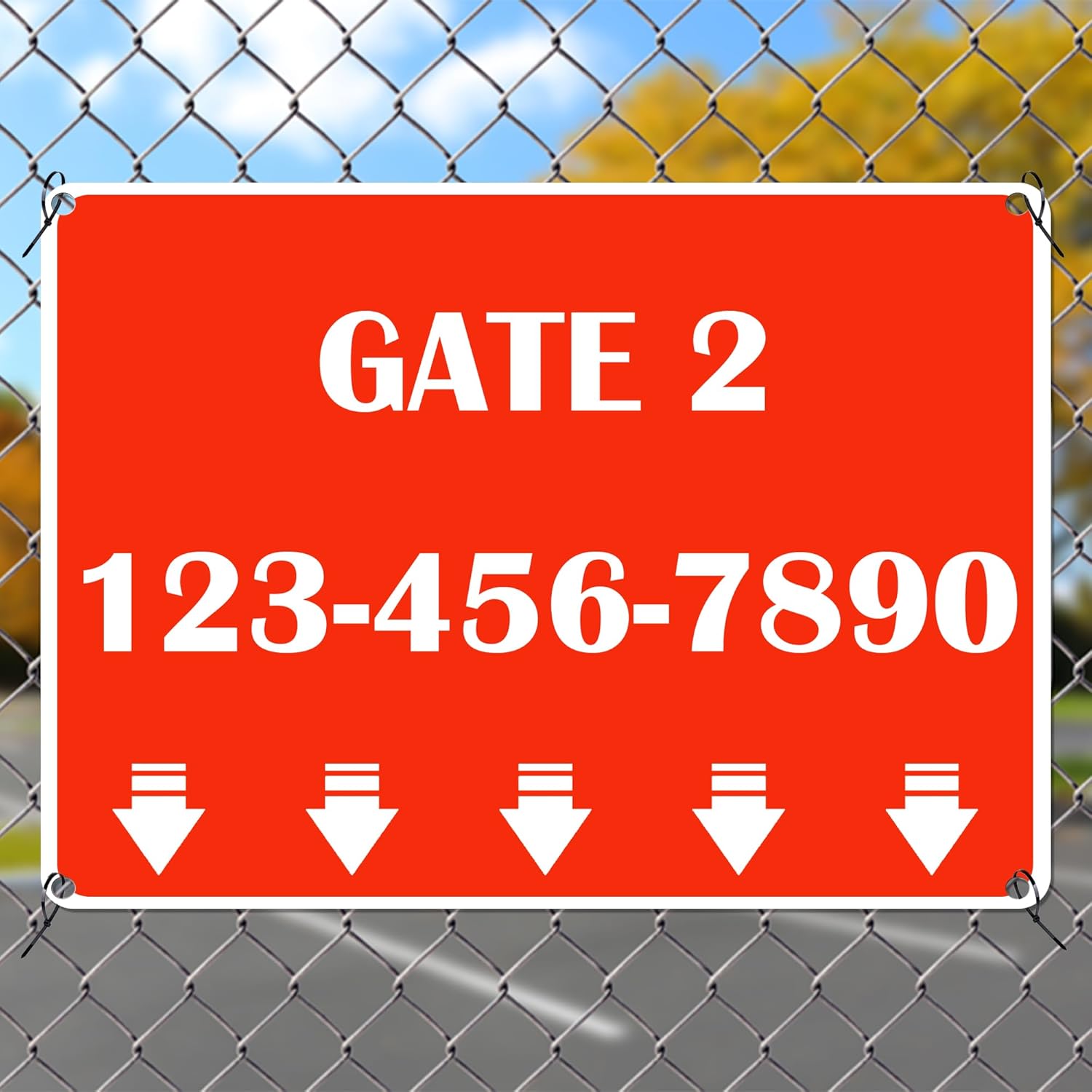 Custom Metal Personalized Sign Outdoor, Customize with Image Text, Custom Sign for Office, Gate, Home, Parking, Delivery, Pool, Reflective & Double-sided Printing Optional, .040 Aluminum(18x12 Inches, Normal style)