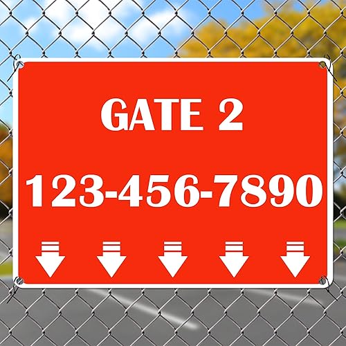 Miniatura 4 de Letrero personalizado vertical de metal para exteriores, letrero de metal personalizado para estacionamiento, puerta, entrega, garaje, letreros