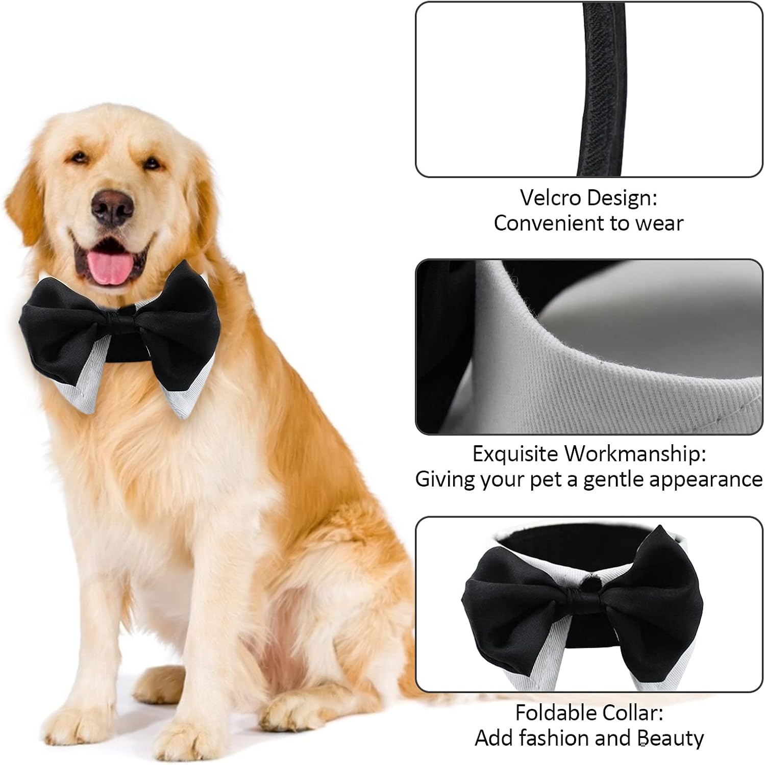 HACRAHO Formal Pet Bowtie Collar - Image 4