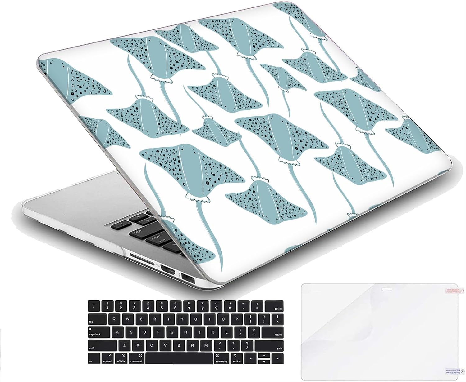 Compatible with MacBook Neo 13-inch, Hard Shell Case with Keyboard Cover and Screen Protector (A3404 A18 Pro chip, 2026 Release) - Stingray MD8675