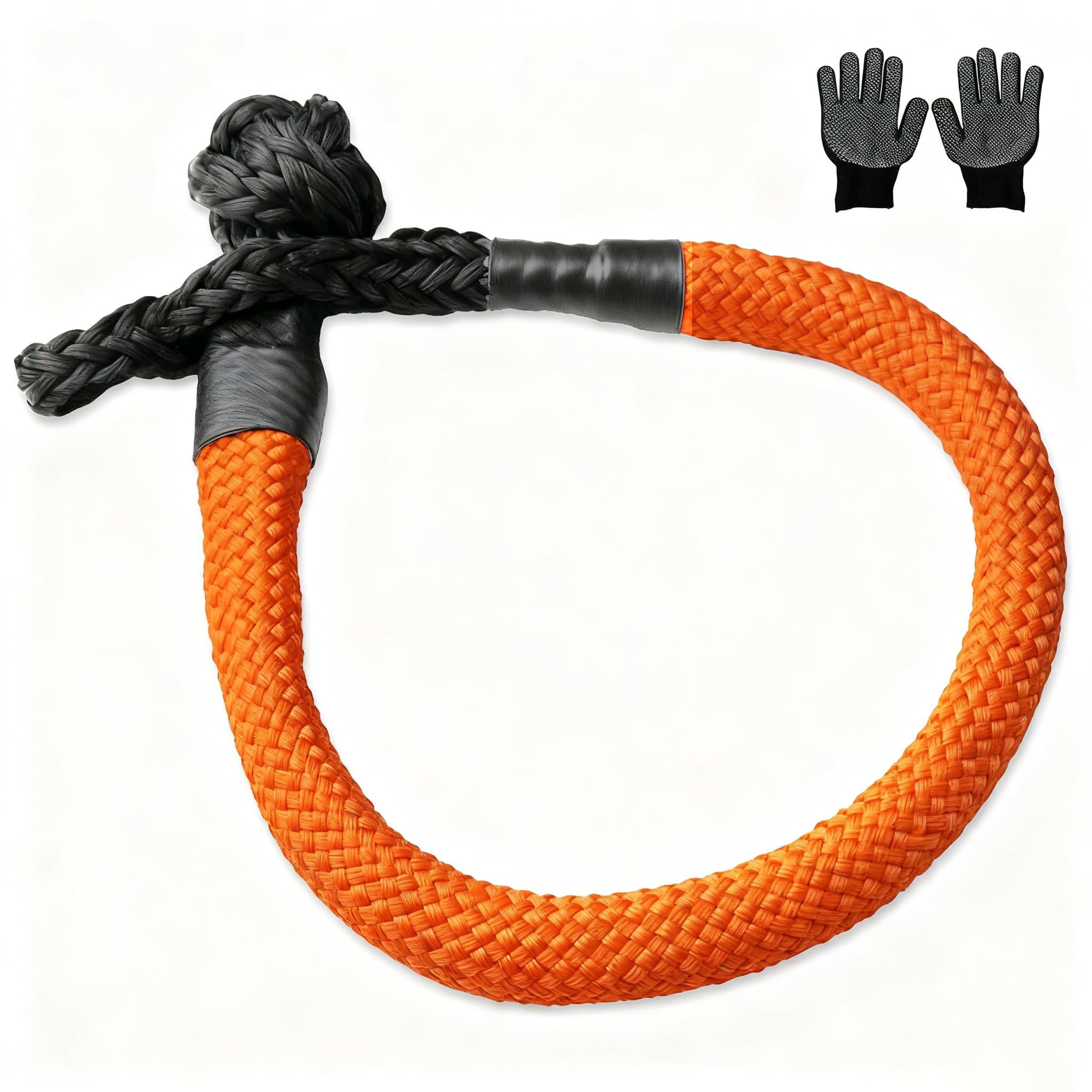 BCJCLTS Large Synthetic Soft Shackle 1 Inch x 36 Inch Rope Shackle