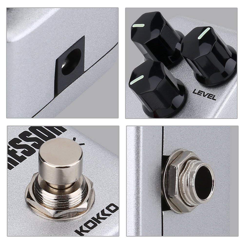 Pedale Effetto Compressore Dinamico a Mini Effetti Circuito Completamente Analogico per Chitarra Elettrica