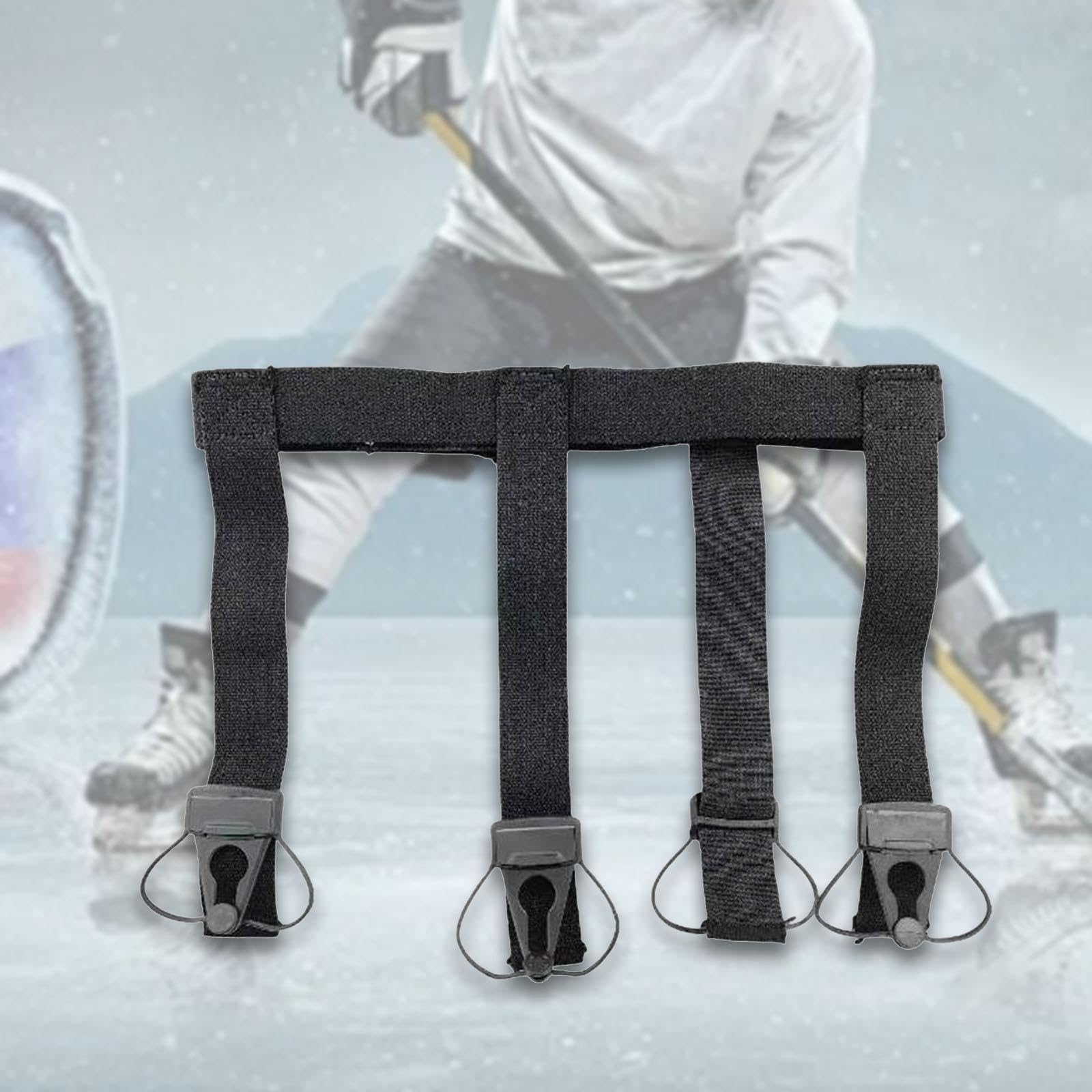 Oshhni Porte-Jarretelles de Hockey, Pantalon d'entraînement de Hockey sur Glace, Pantalon de Protection, Sangles de Soutien pour Le Hockey sur Gazon, pour