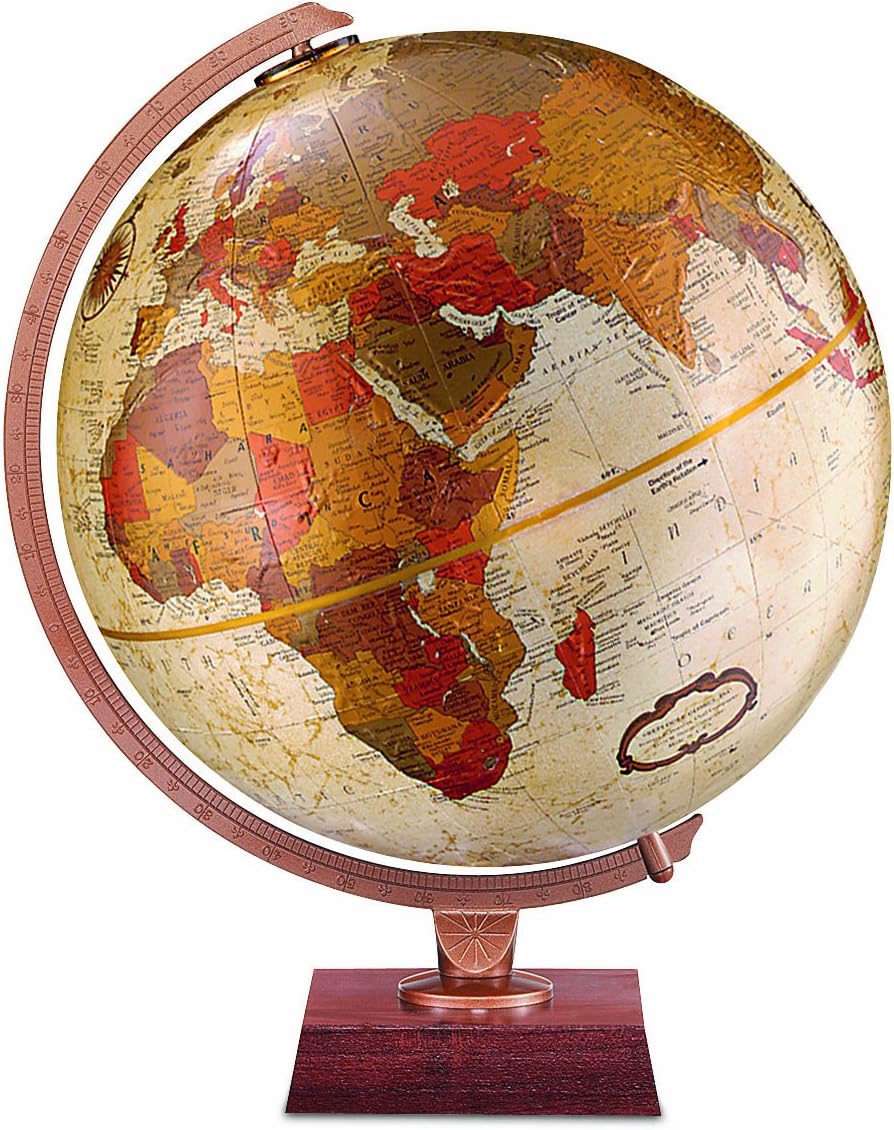 Replogle Globes Northwoods Globe, 12-Inch, Bronze Metallic