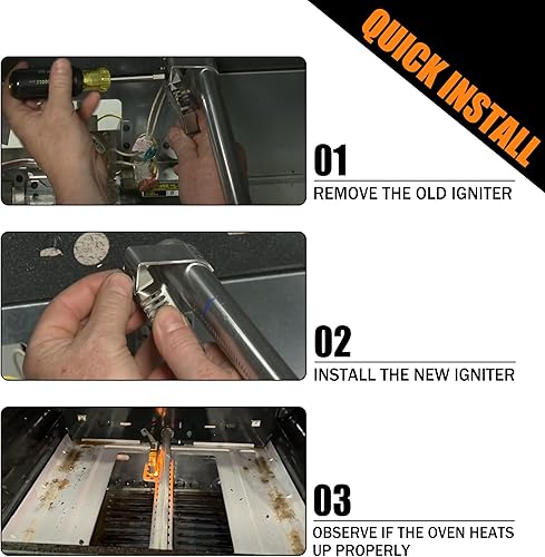 Miniatura 8 de Upgrade NISHCON DG94-00520A - Encendedor de horno de repuesto para estufa de gas Samsung NX58H5600SS NX58H5650WS NX58F5500SS, garantía de un año