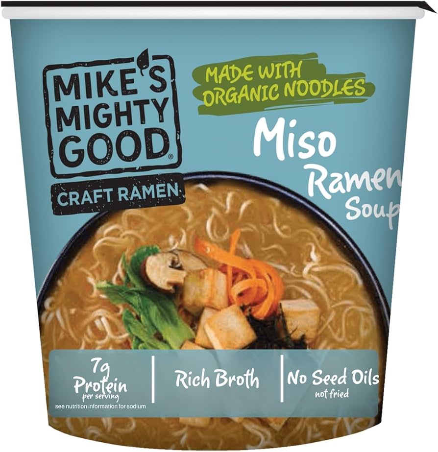 Amazon.com : Mike's Mighty Good Vegetarian Miso Ramen Soup