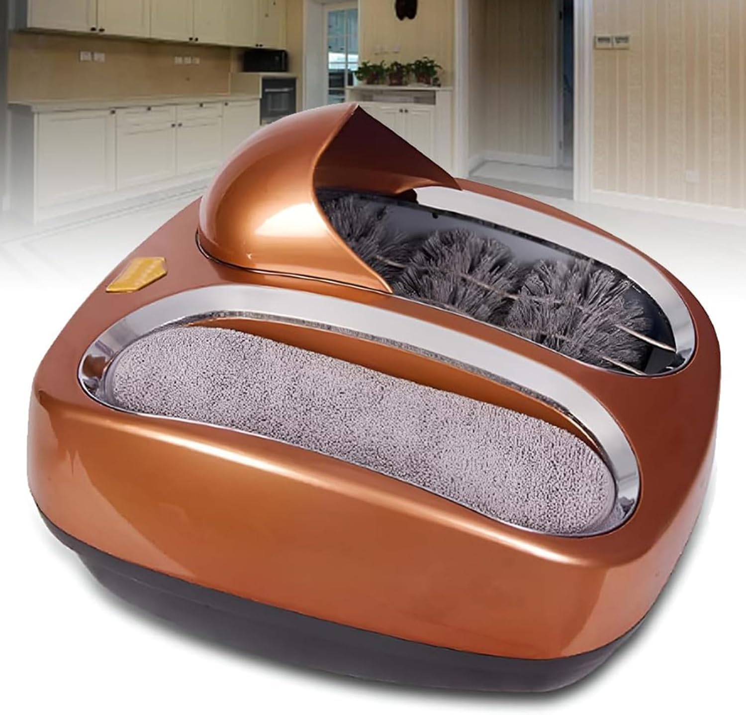 Automatische Schuhreinigermaschine, Induktionstechnologie, Stahlkörperreiniger für Haus- und Hoteleingang