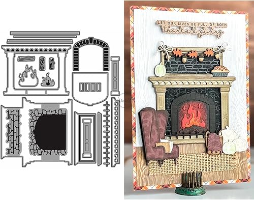 Miniatura 8 de DzIxY Troqueles de corte de metal para hacer tarjetas, kit de álbumes de recortes, papel de relieve, troquelados, plantillas de máquina, bolsillos