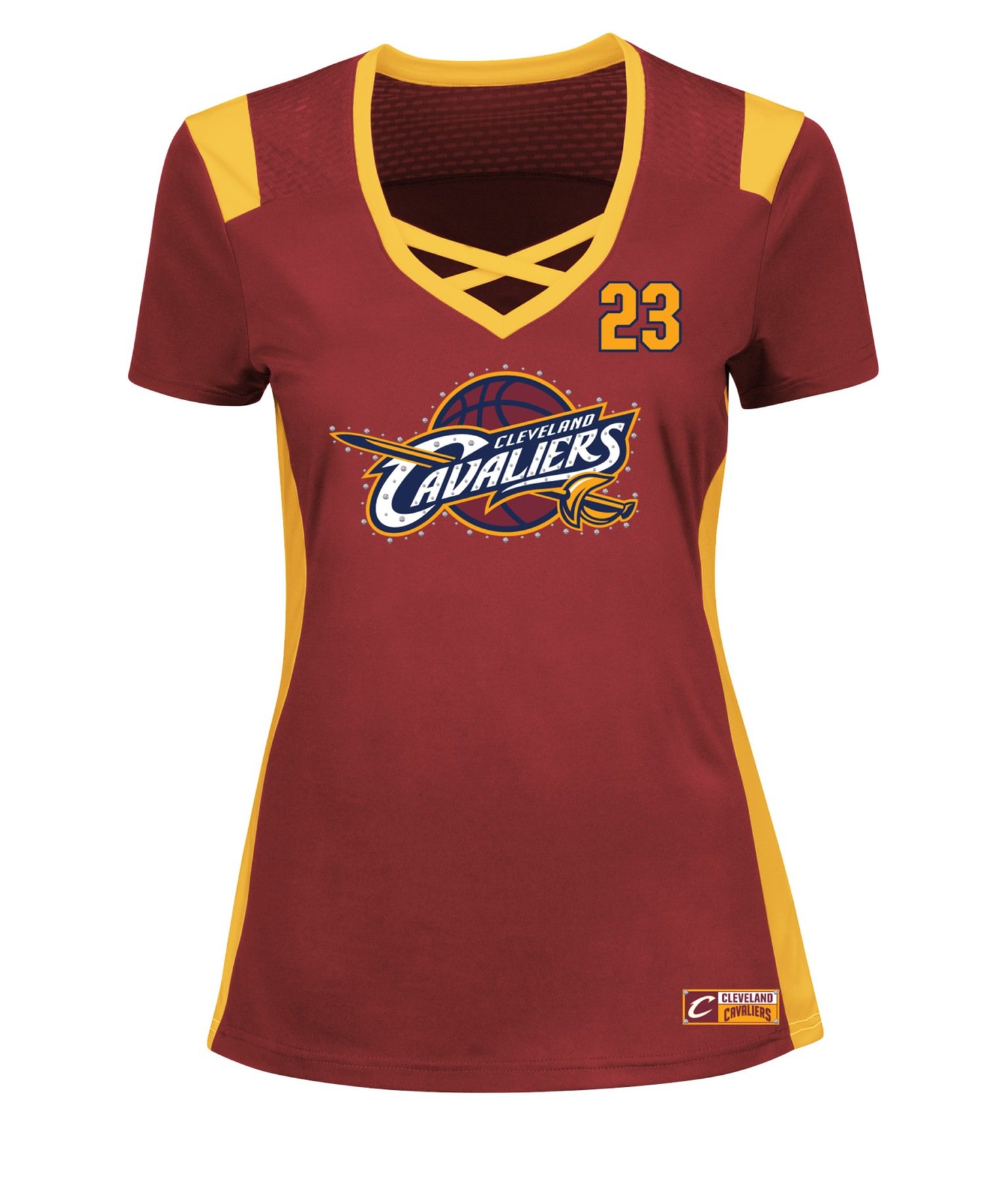 VF LSG Lebron James Cleveland Cavaliers Women's Draft Him Jersey Top T-Shirt
