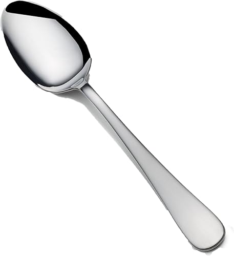 Gourmet Basics by Mikasa Satin Symmetry - Cuchara de acero inoxidable, juego de 10 unidades disponible en Yaxa Colombia