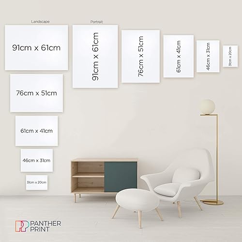 Miniatura 6 de Lienzo decorativo para pared, diseño de animales de safari (12 x 8)