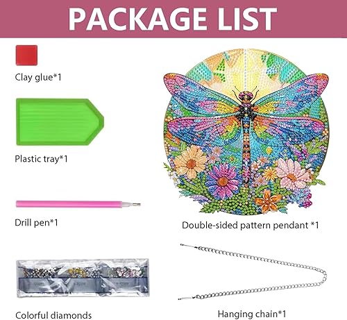 Miniatura 9 de Puraikcmi Kits de pintura de diamantes 5D DIY Eye Mandala de 16 x 16 pulgadas, taladro completo, diamantes redondos, diamantes de imitación bordados