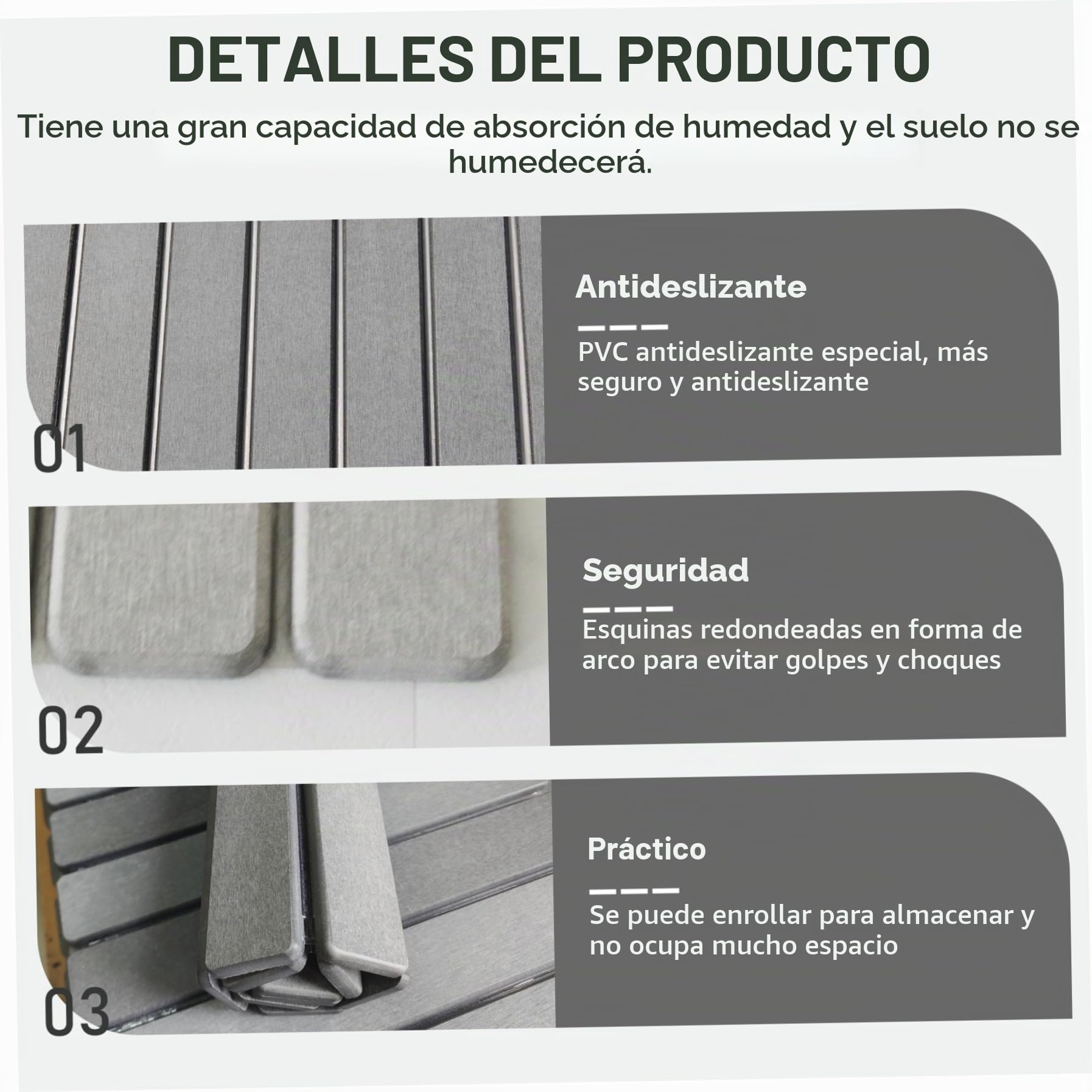Diatomite Stone Bath Mat de 16 × 12 Pulgadas Ultra-Absorbente Rug de Ducha de Color no Deslizante Plegable, Alfombra de baño ecológica para la Cocina y el baño