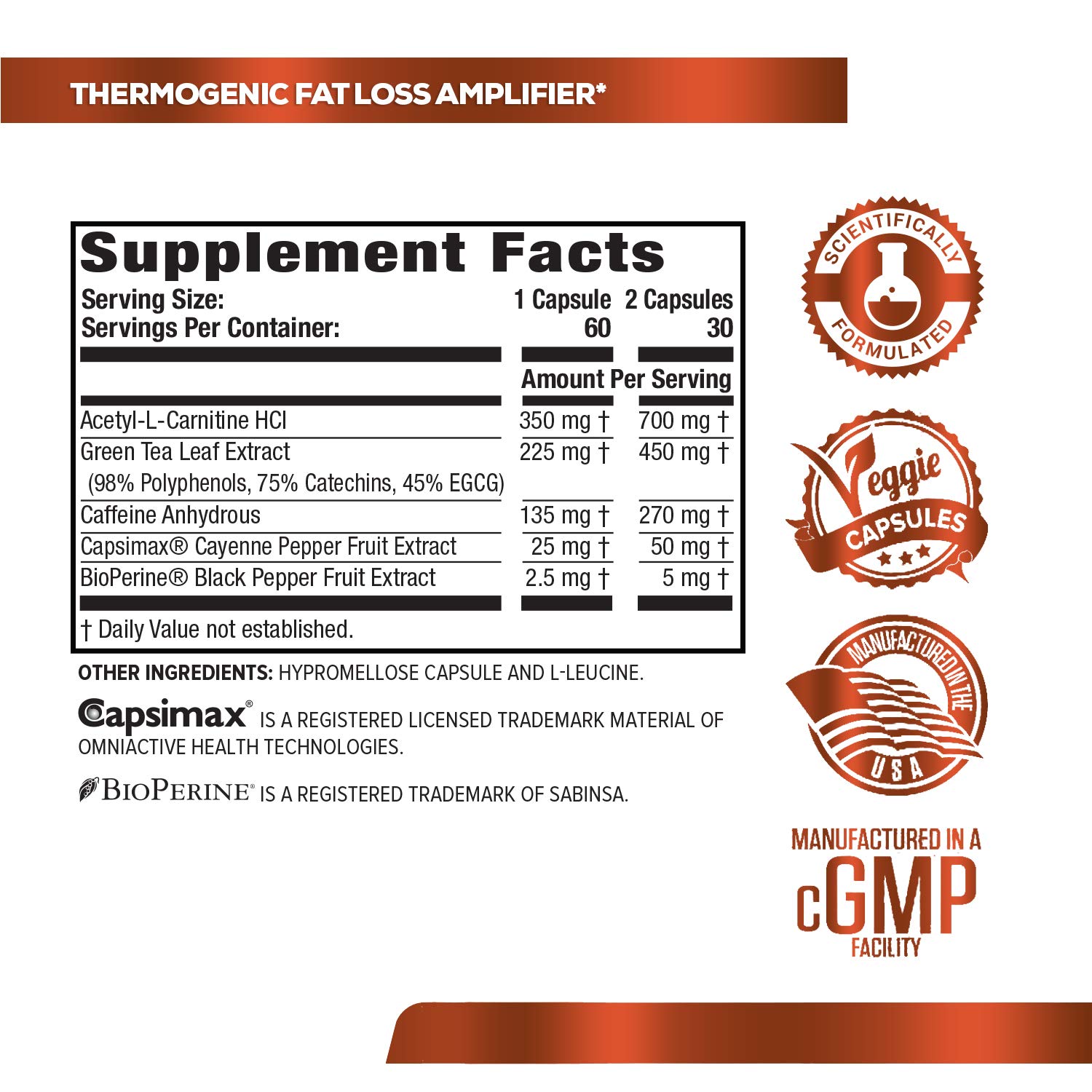BurnXT Thermogenic Fat Burner Weight Loss Supplement, Appetite