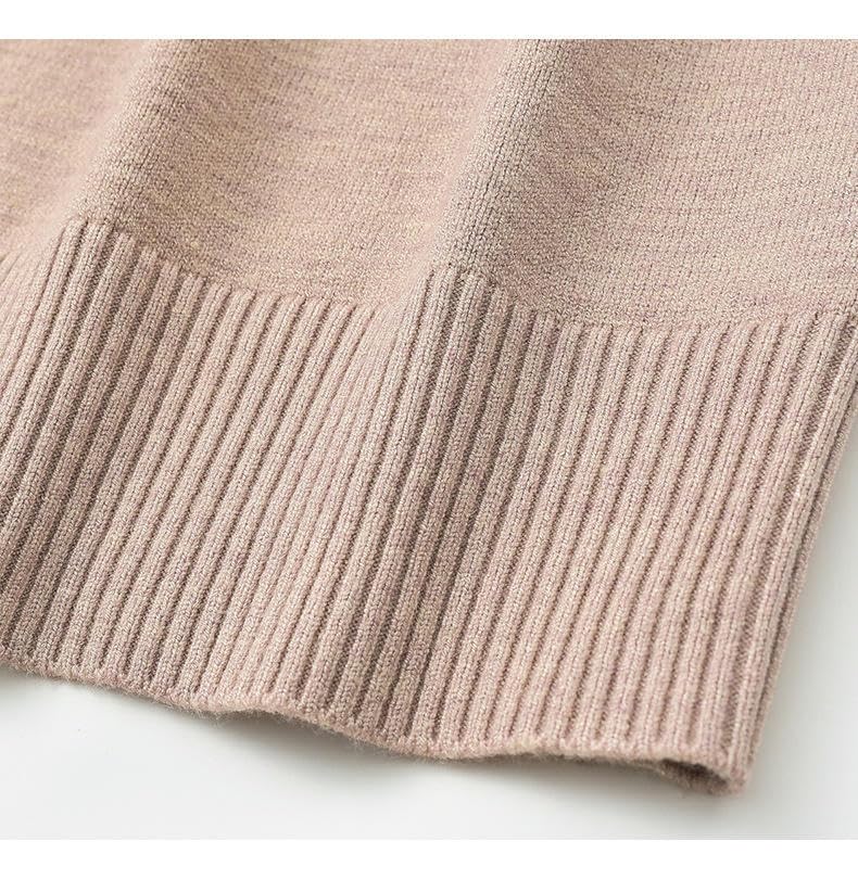 Cárdigan de punto para mujer mayor fácil de abrochar otoño 5