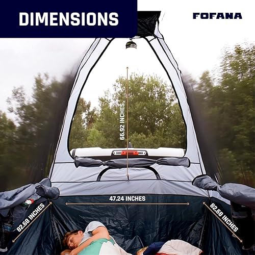 Miniatura 4 de FOFANA Truck Bed Tent Automatic Setup - Pickup Truck Tent for Mid & Full Size Camper Shell for Overland Camping Tailgate Gear Accessories  Patents