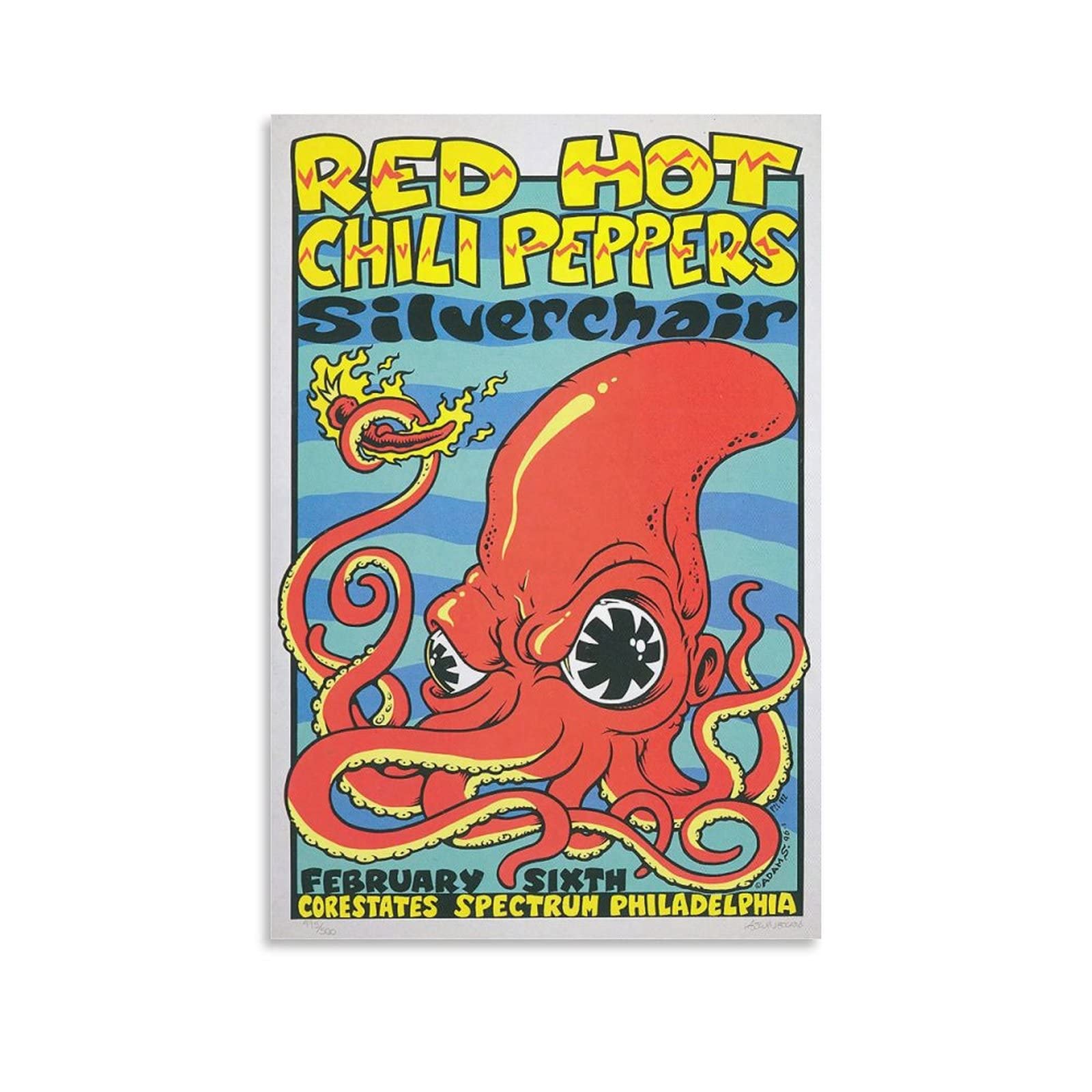Amazon.com: Red Hot Chili Peppers Poster Canvas Poster