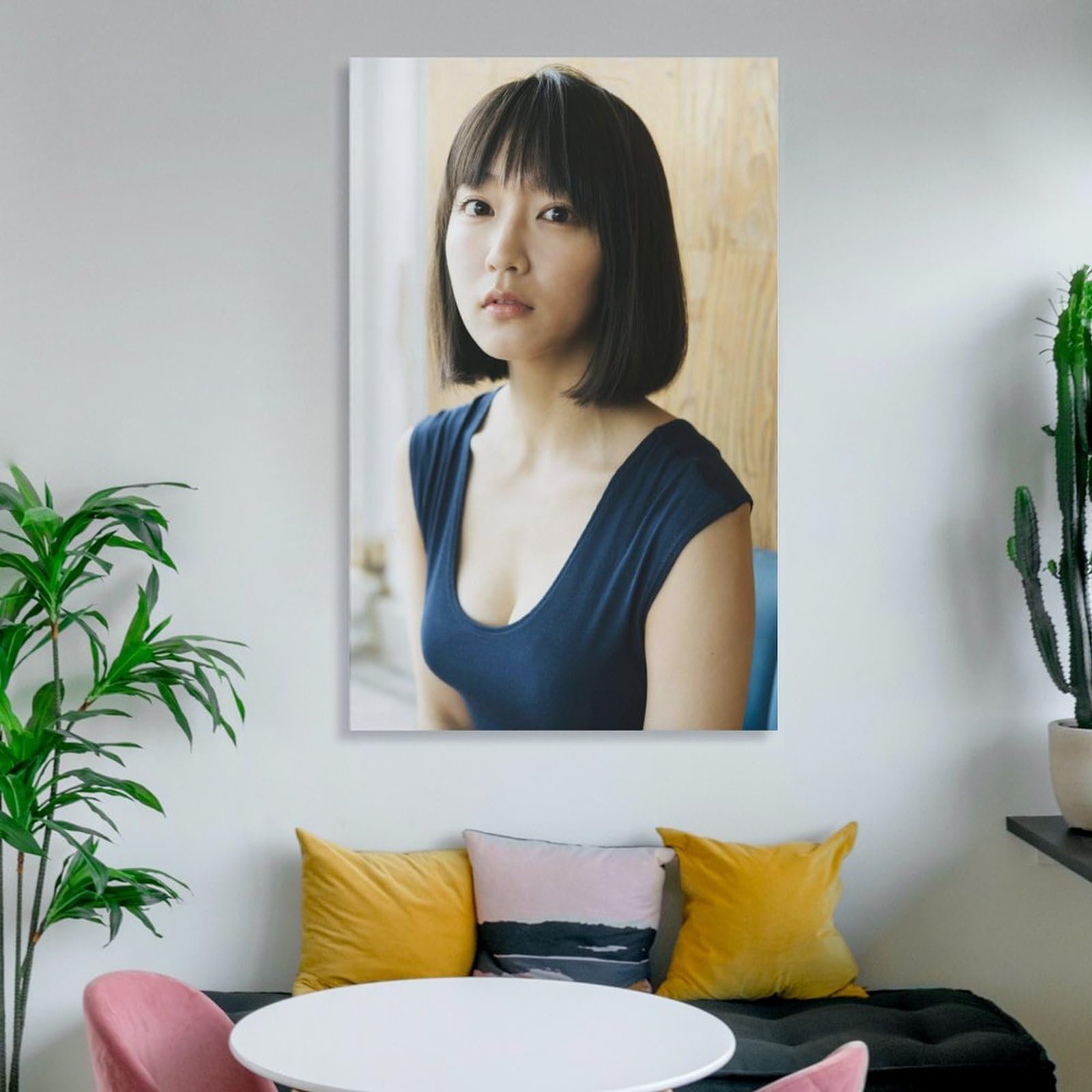 【激レア】吉岡里帆　特大　木製パネル　90㎝×60㎝　女優　壁掛け　ディスプレイ 激レア】吉岡里帆 特大 木製パネル 90㎝×60㎝ 女優 壁掛け