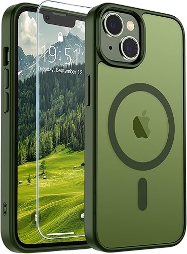 Miniatura 50 de SUPFINE Funda magnética para iPhone SE 2022 (3ª)/2020 (2ª), iPhone 8 (compatible con MagSafe) (protección contra caídas de grado militar), funda