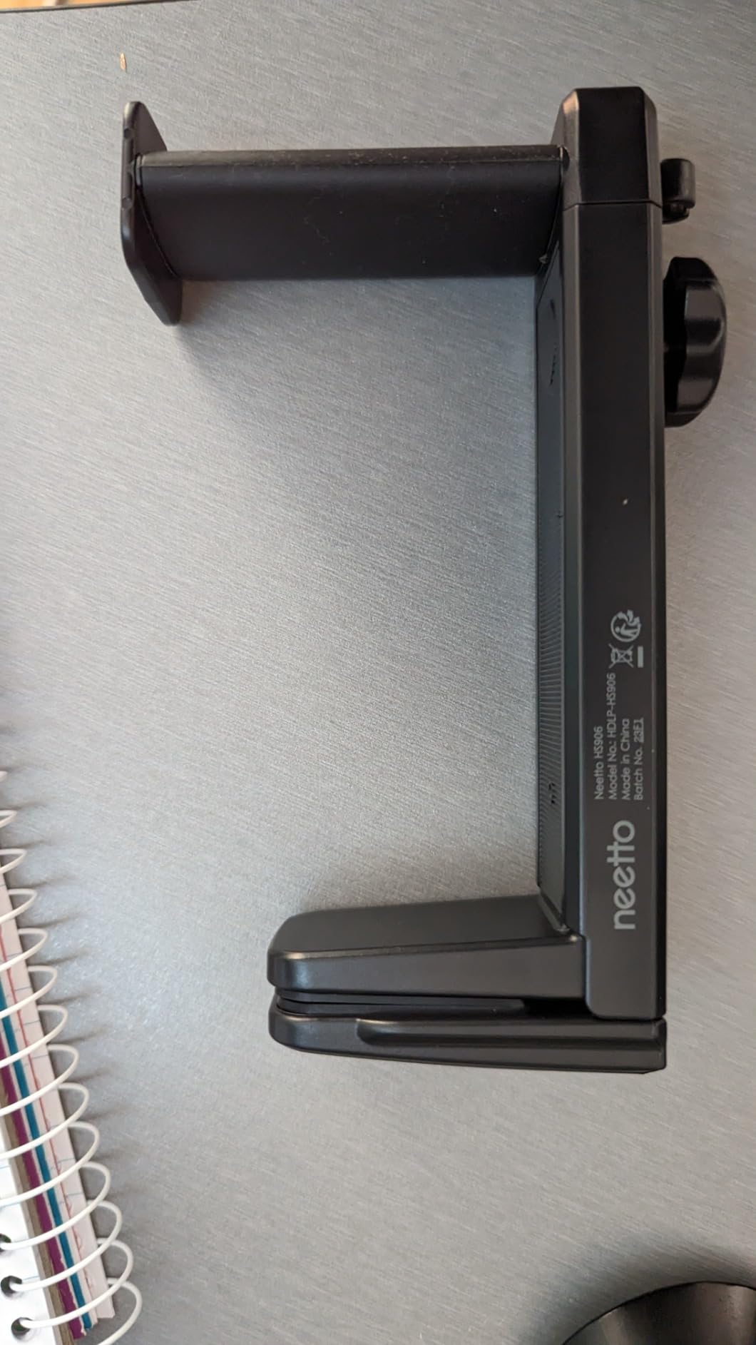 Supporto Per Cuffie NEETTO HS906 2-in-1 - Reggicuffie Sotto Scrivania Con Altezza Regolabile E Rotazione 360° - Foto 8