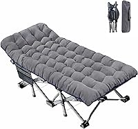 Vista 27 de ABORON Catre de Campamento para Adultos de 28" Extra Ancho, Paquete de 2 Catres Oxford 1200D Resistentes para Dormir, Cama de Campamento Plegable