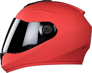 Steelbird Hi-Gn SBH-11ABS Material Shell Dashing Red with Smoke Visor, 580 mm