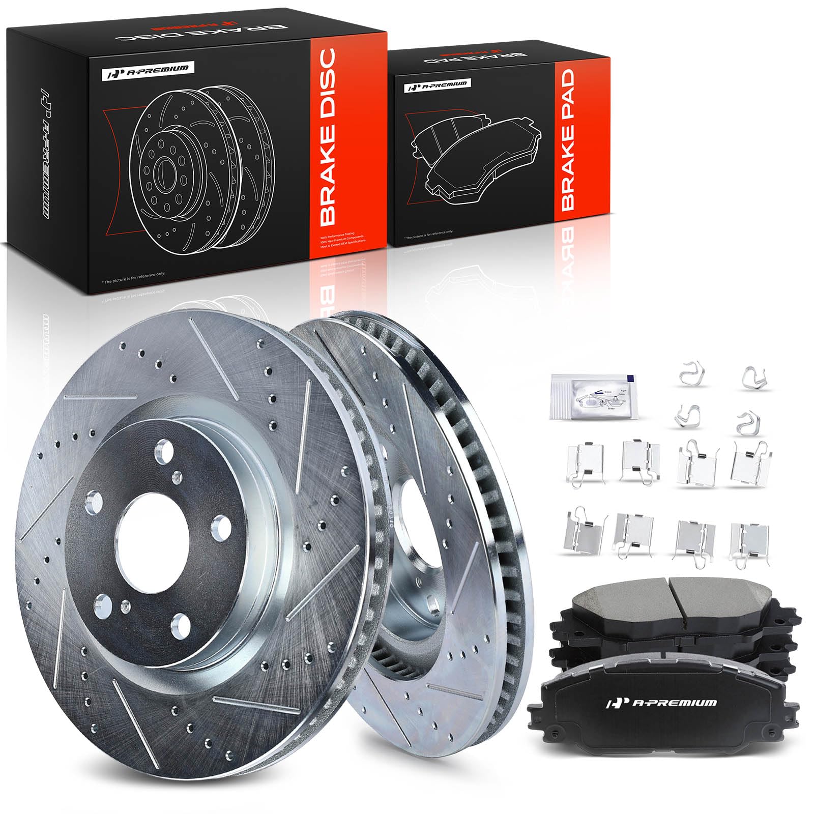 Amazon.com: A-Premium 11.65 inch (295.9mm) Front Disc Brake Rotors