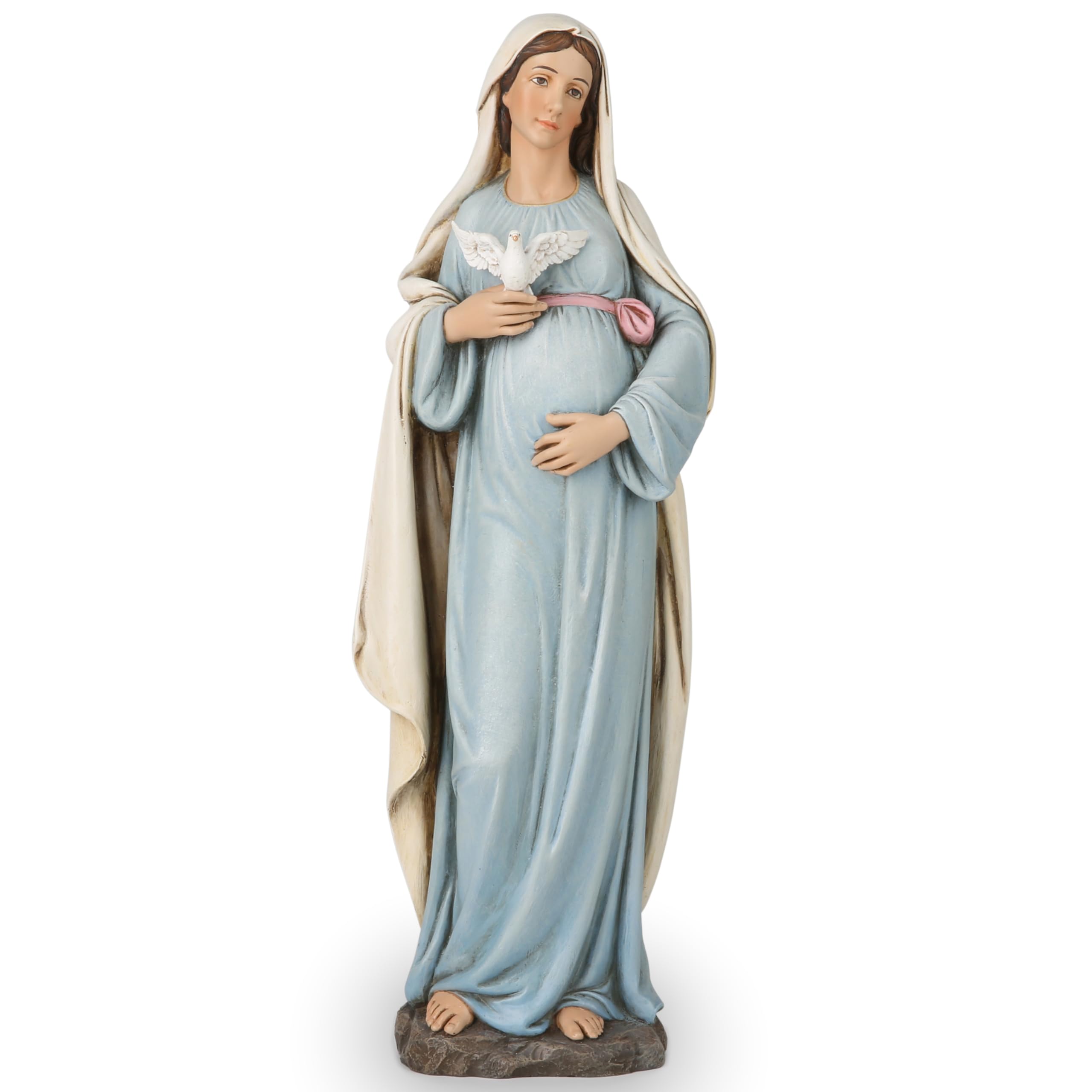 BC BUILDCLASSICMary Mother Figurine, Catholic Gift, 12.8 inch H, Hand Painted