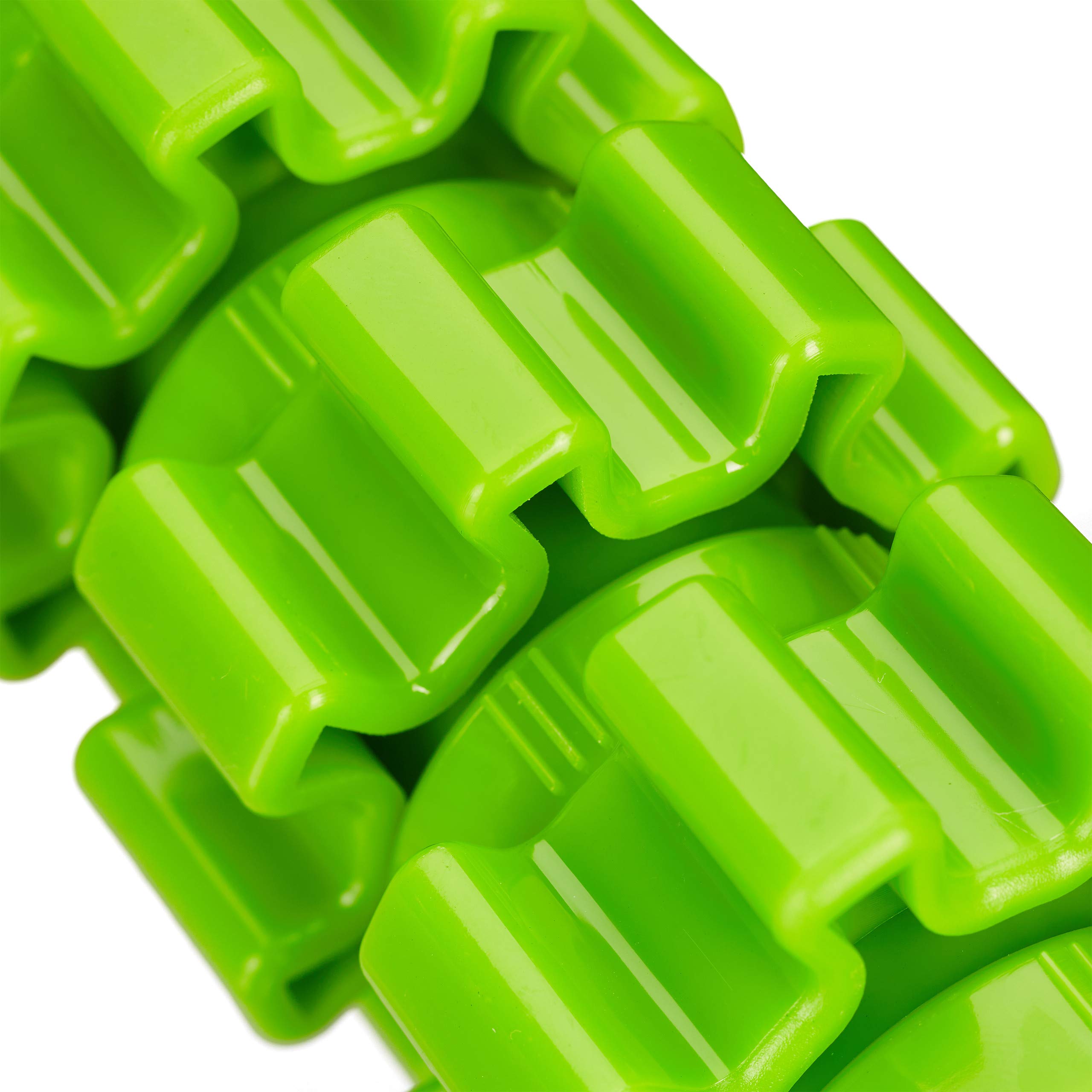 8x Rullo Massaggio Muscolare, Massage Stick, Bastone per Massaggiatore, per Schiena, Collo, Gambe, Nero Verde