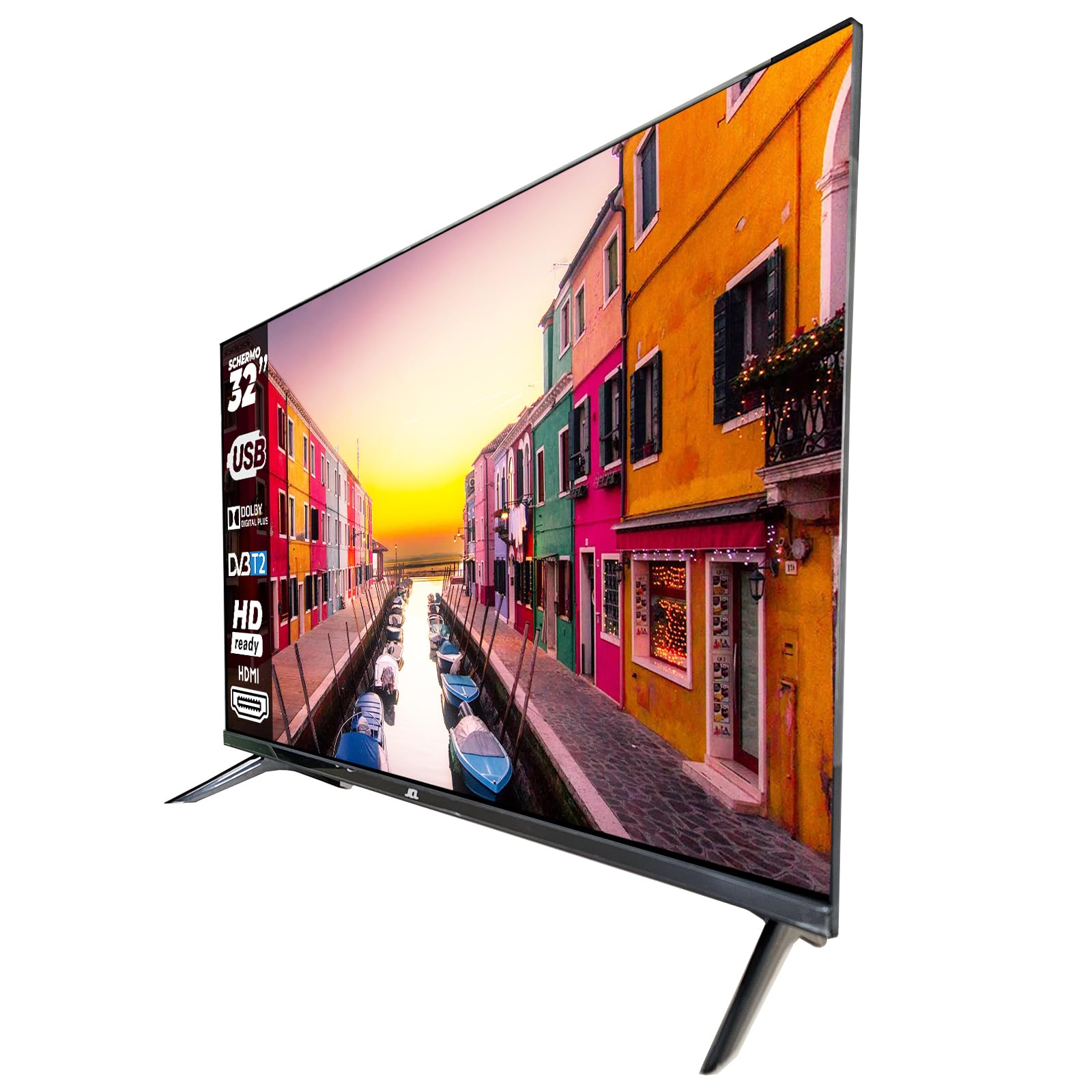 TV 32 Pollici HD Ready JCL 32HDDTV2023 - Dettaglio