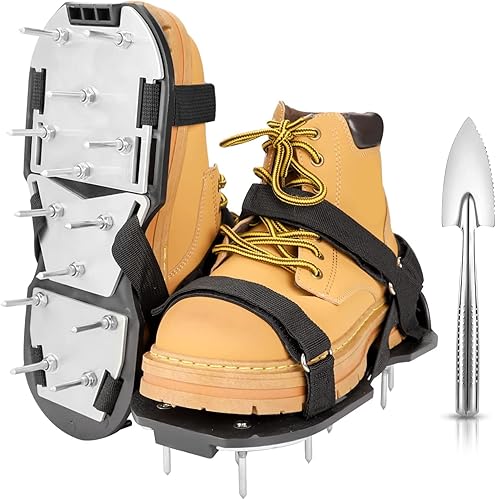 Lawn Aerator Shoes for Grass - Pre-Assembled Grass Aerator Shoes