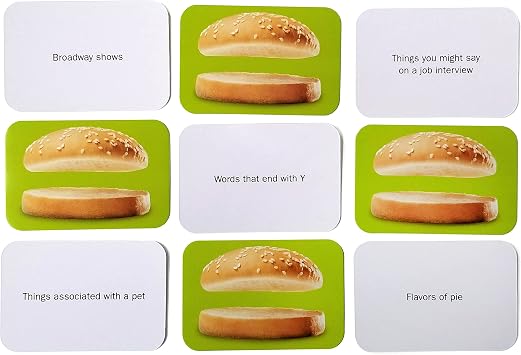 The Imagineering Company - Things On A Hamburger | Multicolor Food Card Game | 200+ Cards | 2-6 Players