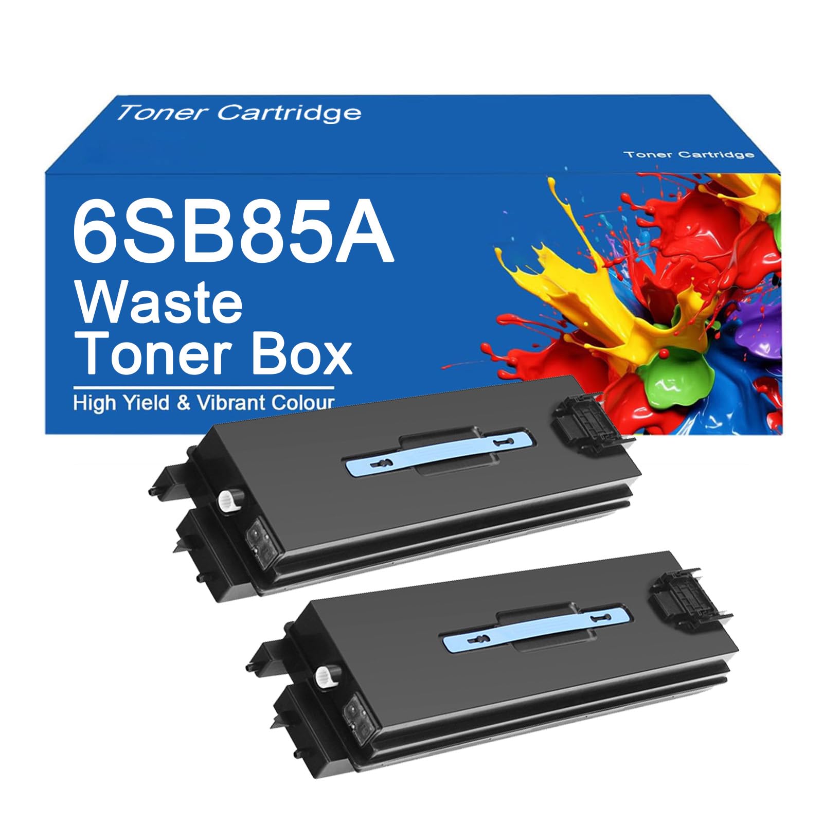 Bac de récupération de Toner usagé Haute capacité 6SB85A pour imprimantes HP MFP E87750dn, E87740dn, E87760dn et E87770dn.,6SB85A-2Set