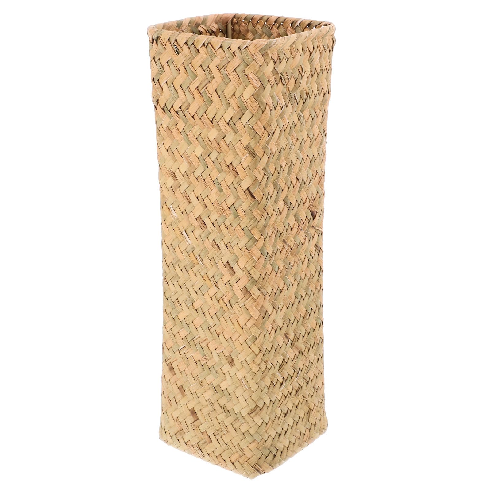 Soporte para plantas secas tejido con fibras naturales premium