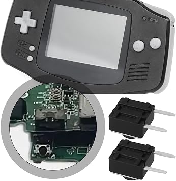 Create idea 10pcs 2pin Shoulder Trigger Micro Button L R Key Button Micro Switch Left Right Shoulder Trigger Compatible with Nintendo GBA SP/GBA/NDS/GBM