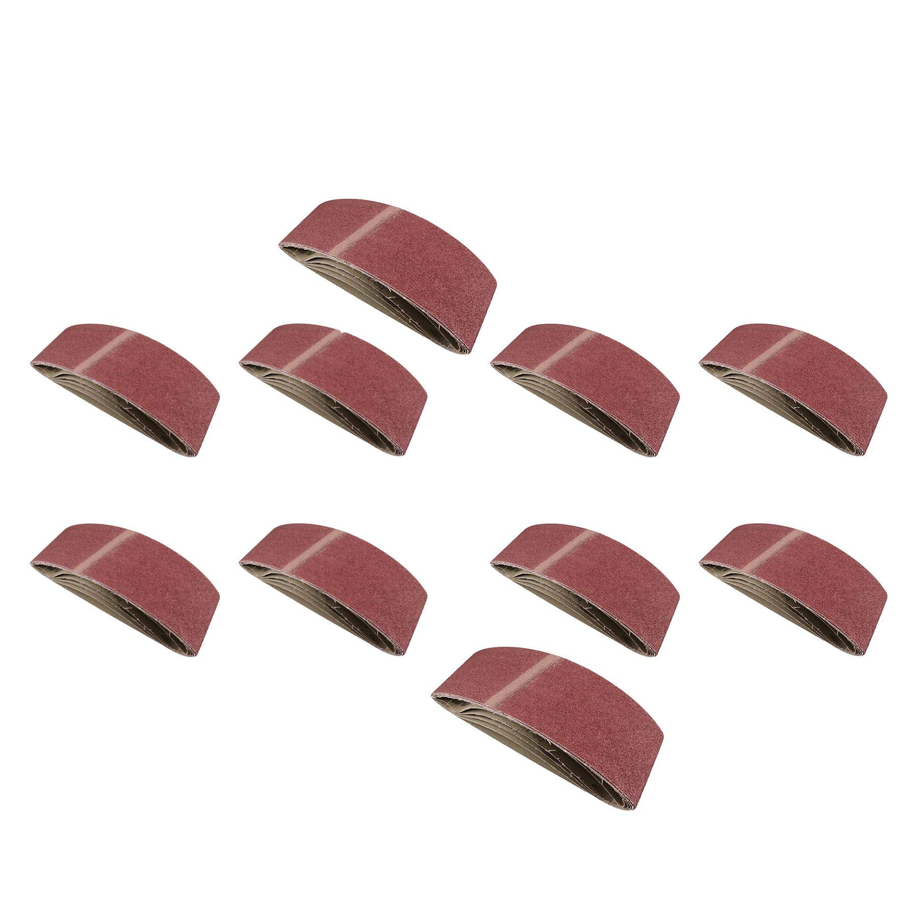 Cintas de lija de grano 60, 533 mm x 75 mm, 50 unidades