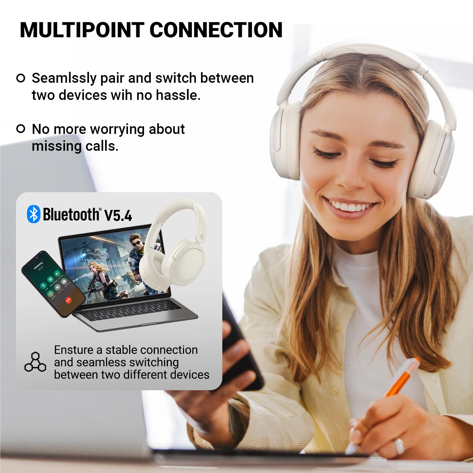 Amazon.co.jp: 「VGP2025金賞」Edifier V80 Bluetooth5.4 ハイブリッド