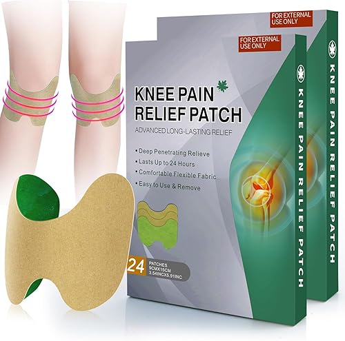Parches para aliviar el dolor, parches naturales de hierbas para aliviar el dolor de rodilla, parches de calor de acción rápida para aliviar el