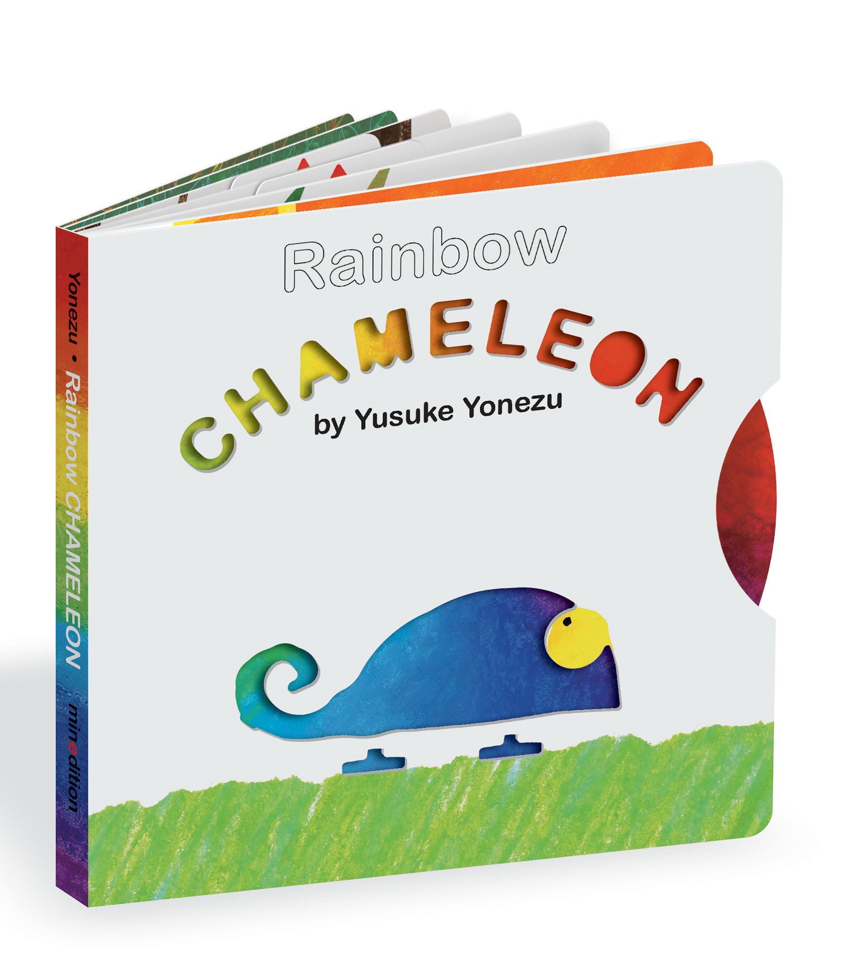 Rainbow Chameleon: An Interactive Spin-the-Wheel Book All About Color (The World of Yonezu) Board book – April 1, 2014