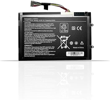 14.8V 63WH PT6V8 Battery for Dell 08P6X6 0DKK25 0PT6V8 0T7YJR 312-0984 8P6X6 999T2086F DKK25 KR08P6X6 KR-08P6X6 P06T T7YJR