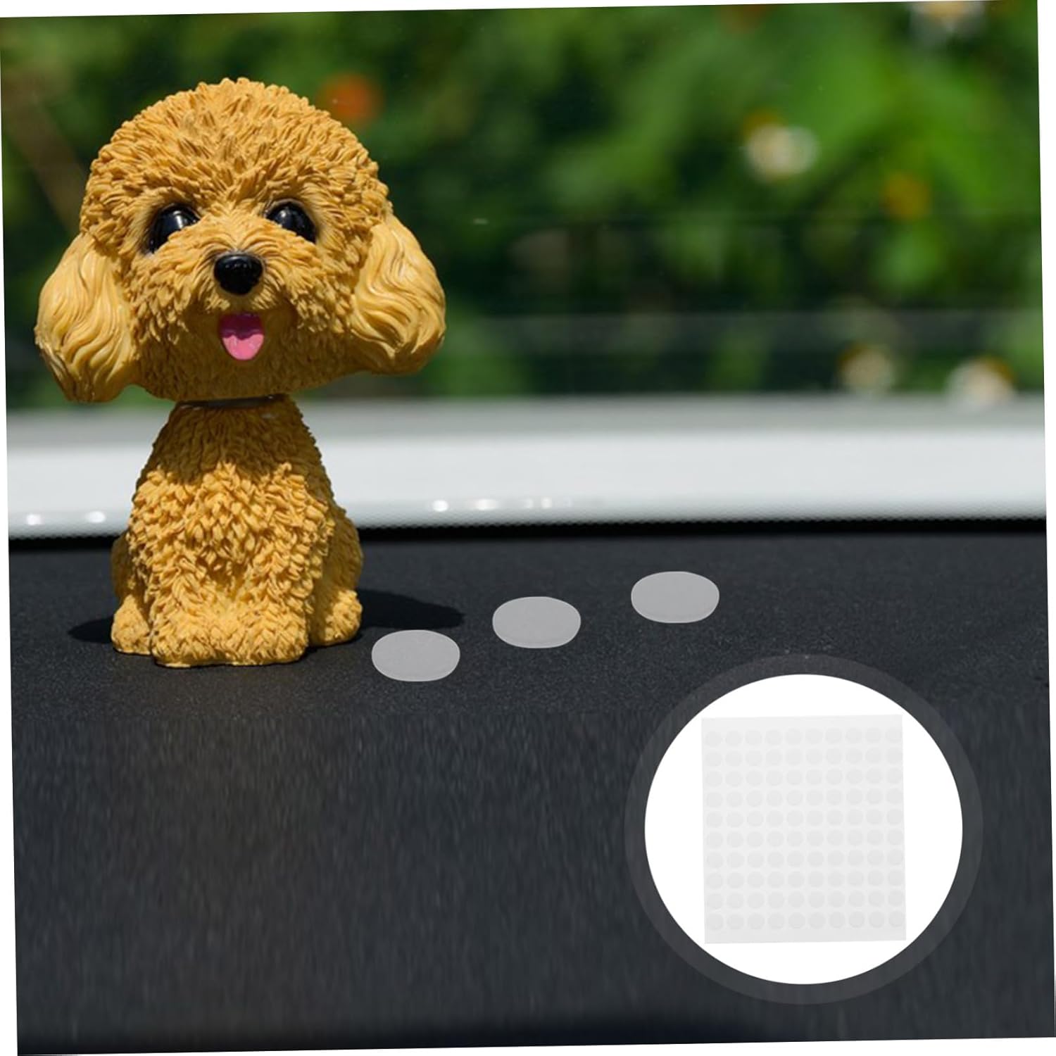 1000pcs Double Sided Adhesive Dots Transparent Removable Stickers for Car Decorations Furniture DIY Crafts Reliable Hold No Marks Safe for Windows and Interiors