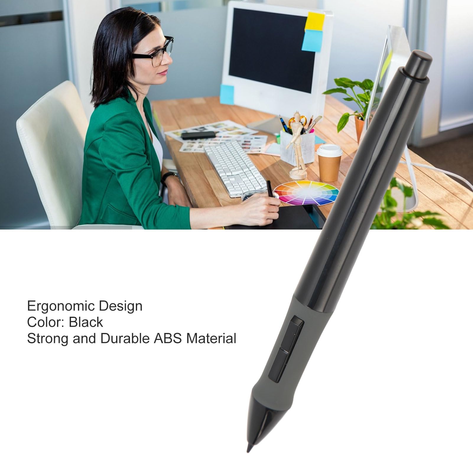 VBESTLIFE Stylet PEN68, 8192 Pression, pour Tablette Graphique de Dessin 420, H420, H58L, 680S, K58, 680TF, New 1060PLUS, W58, DWH69, WH1409(2048)